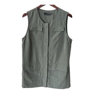 The Limited Lightweight Sleeveless Green Vest Size L NWT